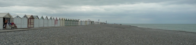 Les cabanes des plages de Normandie