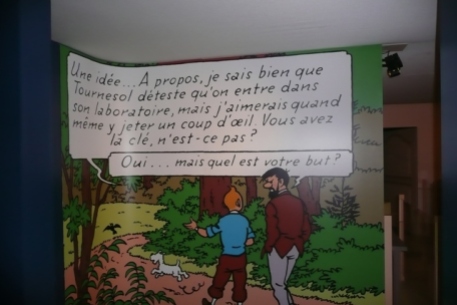 Laissons nous guider par Tintin et le Capitaine Hadock
